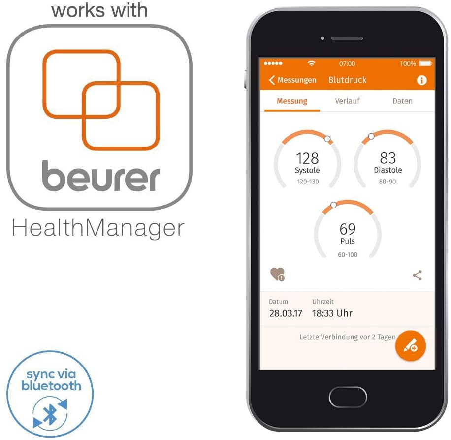 Ciśnieniomierz Beurer BM57 Bluetooth - obrazek 4