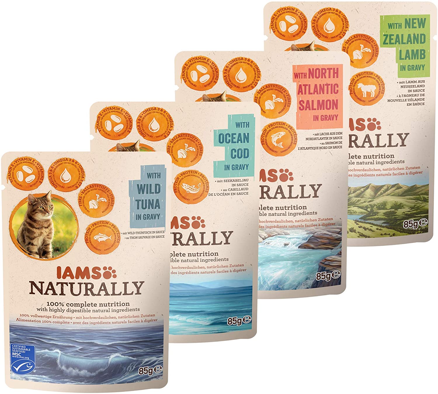 Karma dla kotów dorosłych IAMS 12 x 85g