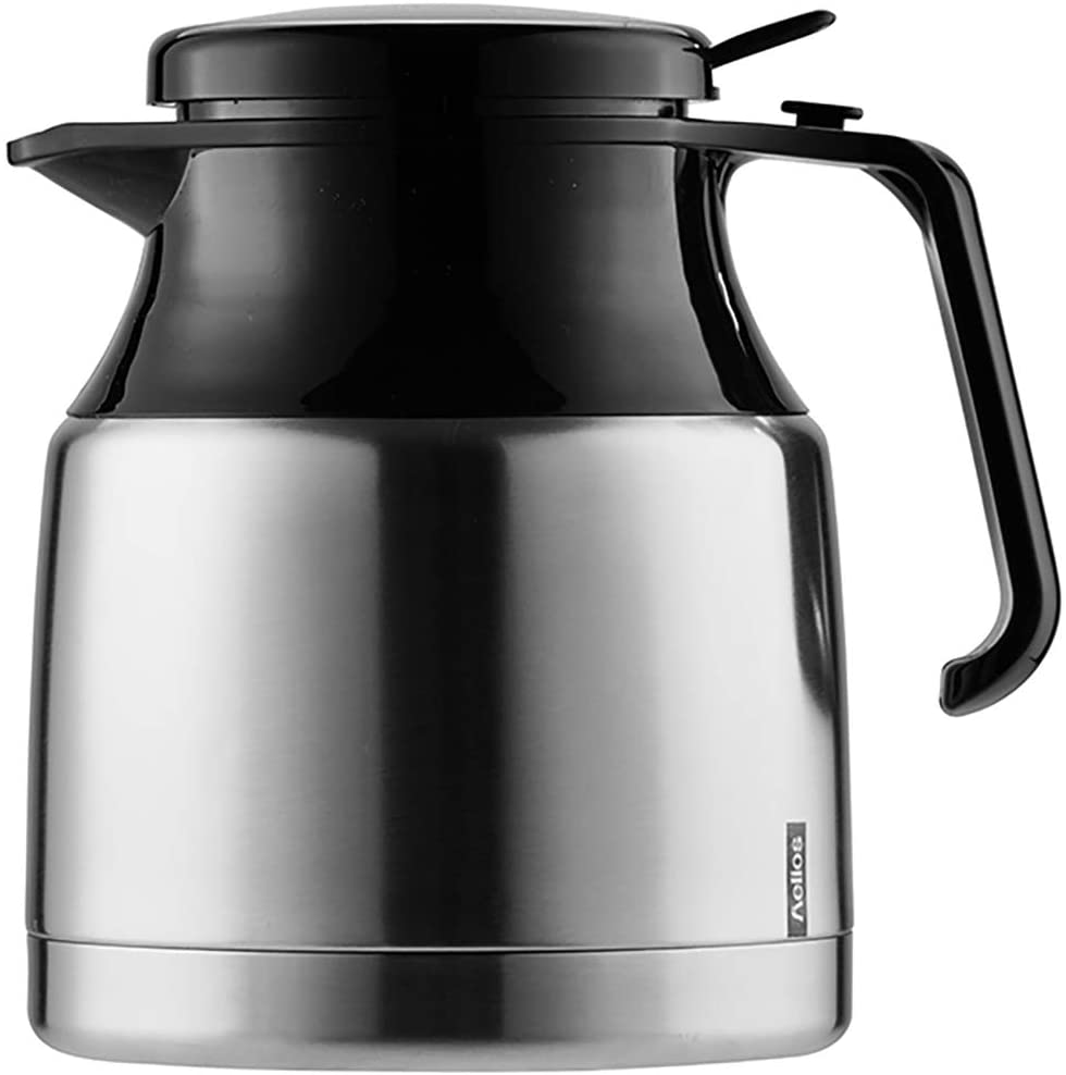 Dzbanek termos ze stali nierdzewnej 1,3l, Helios Mondial Push