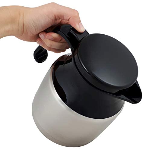 Dzbanek termos ze stali nierdzewnej 1,3l, Helios Mondial Push - obrazek 4